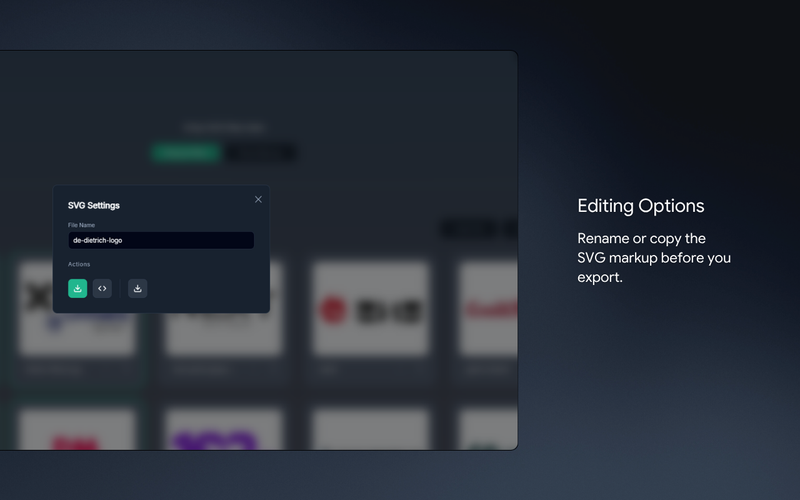 SVG Crop dashboard preview